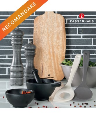 Set mojar, bol si pistil din fonta  - ZASSENHAUS